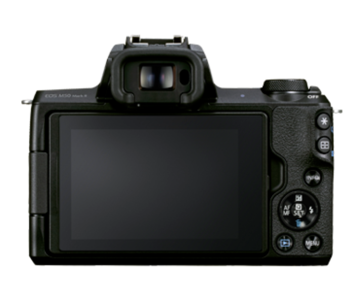 Canon EOS M50 Mark II 15-45mm - Black - Zoom Image 4