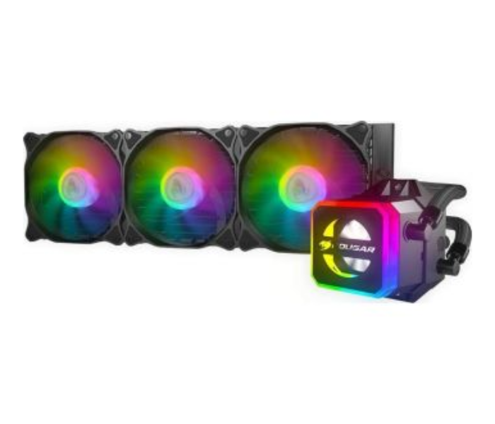 Cougar CG-CL-HELOR360-RGB Helor 360mm CPU Liquid Cooling with Addressable RGB Core Box v2 and Remote Controller - Zoom Image 1