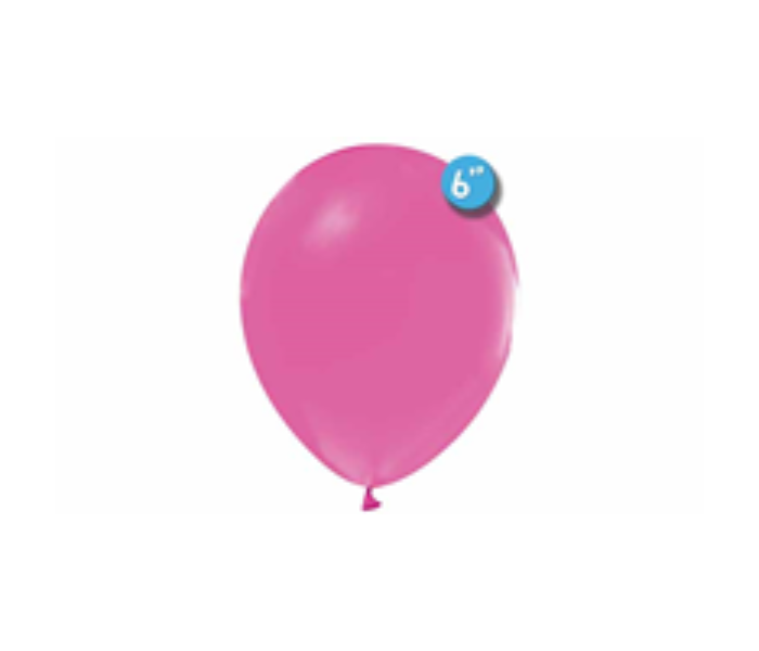 Rota Party Pack of 100 Pieces 6 inch Standard Latex Balloon - Pink - Zoom Image