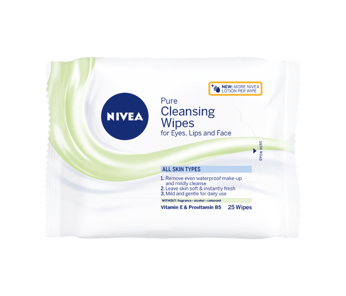 Nivea Fragrance Free Wipes   - Zoom Image