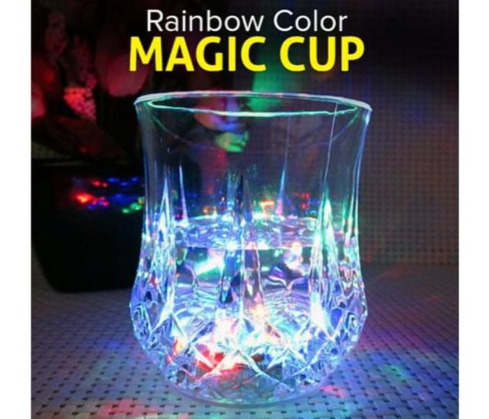 4 Piece Inductive Rainbow Color Changing Magic Cup - Clear - Zoom Image 2