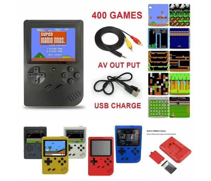 Sup 400 In 1 Game Box Wireless Retro Gaming Console Also Supports External Gamepad With Tv - White - Zoom Image 1