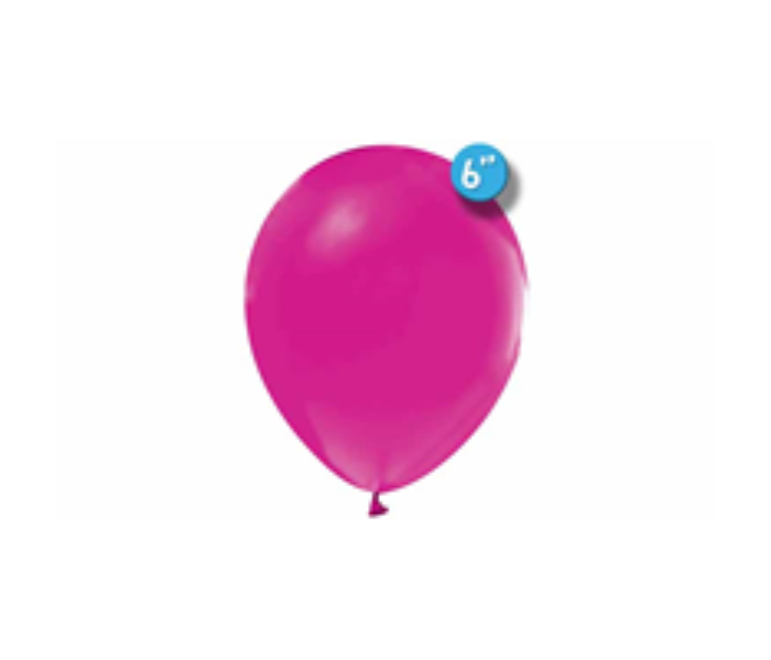 Rota Party Pack of 50 Pieces 6 inch Standard Latex Balloon - Ruby - Zoom Image