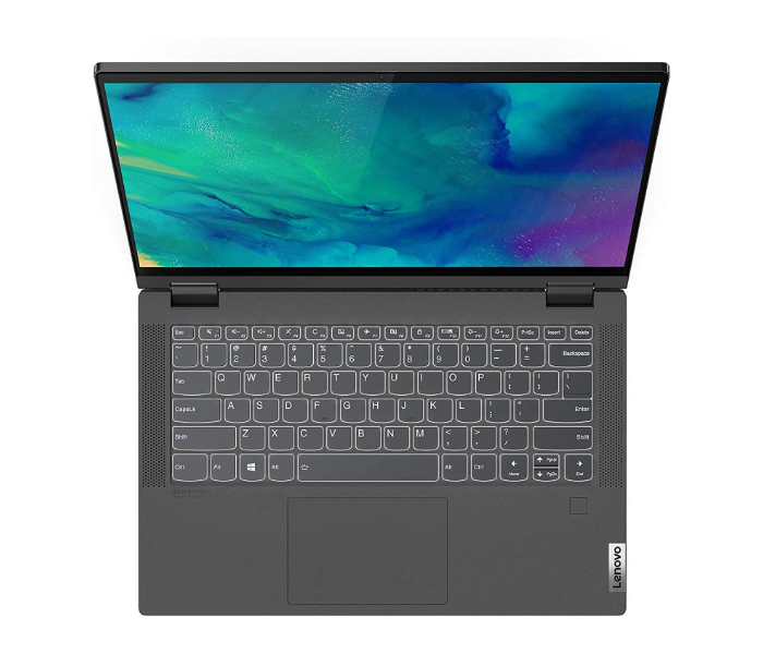  Lenovo Flex 5 x360 Backlit English US 14 Inch FHD 16GB RAM 2TB SSD MD Ryzen 7-4700U Windows 10 Home Integrated AMD Radeon Graphics Touchscreen Laptop – Graphite Grey  - Zoom Image 1