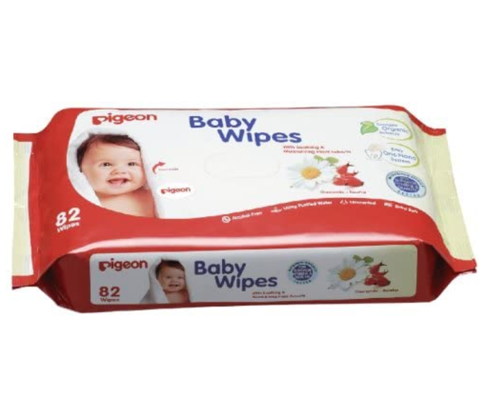 Pigeon 82 Sheet Baby Wipes - Zoom Image