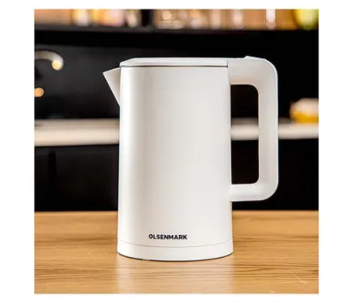 Olsenmark OMK2429 1.7 Litre Double Layer Kettle - White - Zoom Image 2