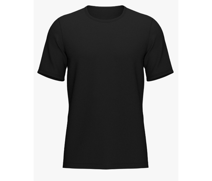 Oryx Cotton Small Men O Neck T Shirt - Black - Zoom Image 1