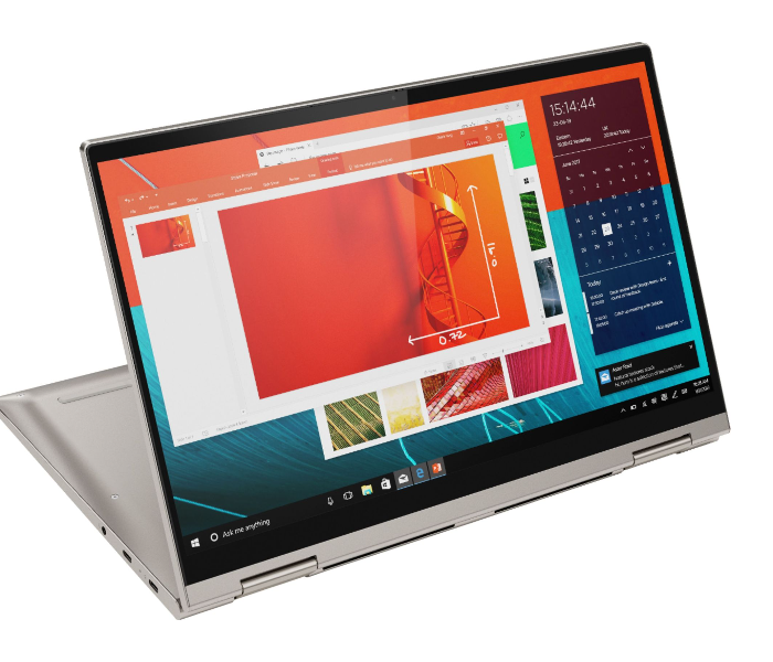 Lenovo Lenovo Yoga C740 81TC000JUS 2-in-1 14 Inch Touchscreen 8GB RAM 1TB SSD Intel Core i5 Windows 10 Intel UHD Graphics Flip-n-Fold Laptop -Mica - Zoom Image 1