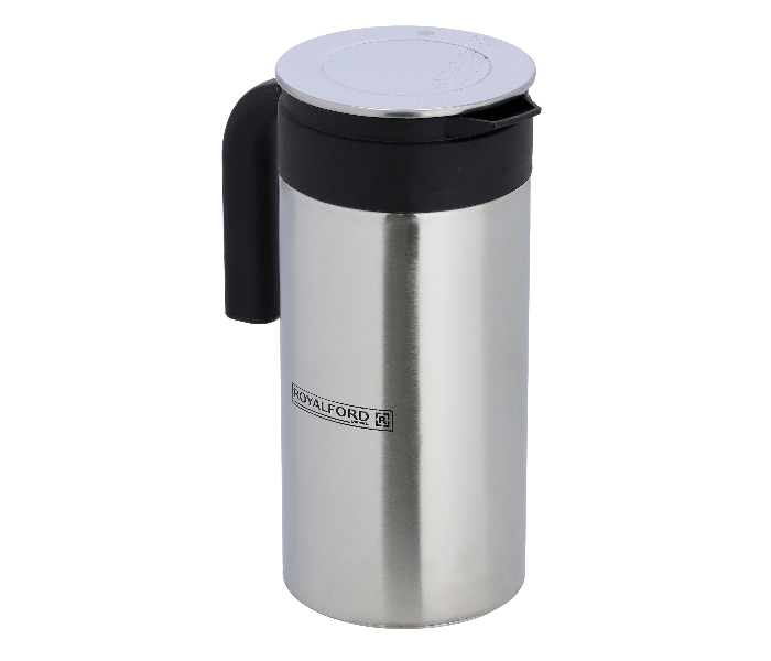 Royalford RF10001 1500Ml Hydra Steel Water Jug – Silver and Black - Zoom Image 3