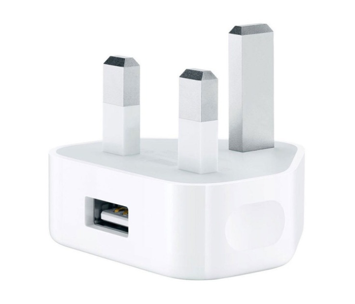 Iends IE-AD644 2.4A Output Lightning Wall Charger with UK Plug - White - Zoom Image 2