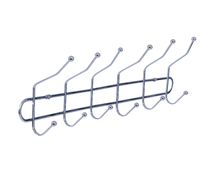 Delcasa DC1442 5 Piece SS Cloth Hooks - Silver - Zoom Image 1