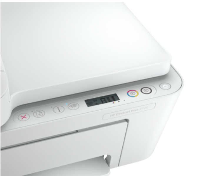 HP DeskJet Plus 4120 All-in-One Printer - White - Zoom Image 4