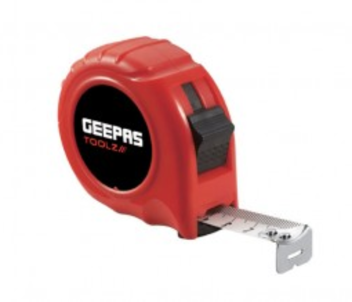 Geepas GT59130 19mm Measuring Tape - Red and Black - Zoom Image