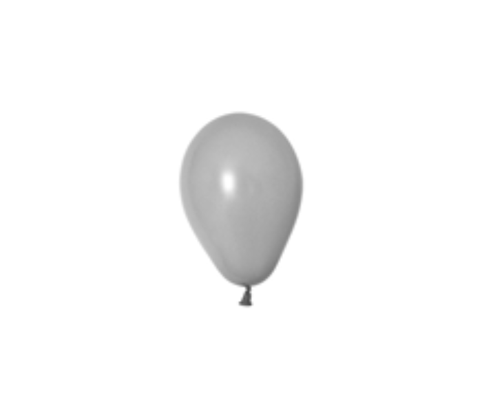 Rota Party Pack of 100 Pieces 6 inch Standard Latex Balloon - Grey - Zoom Image