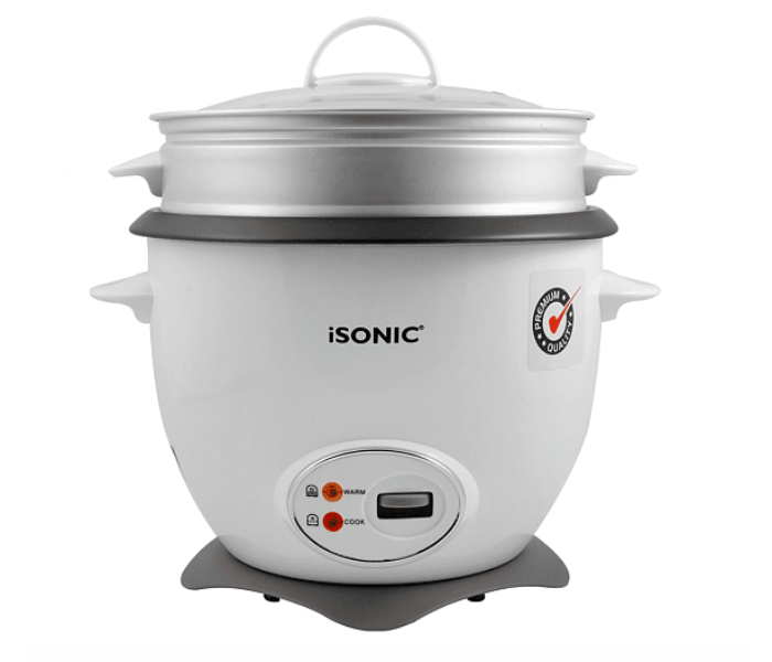 iSONIC iRC 761 1.8L Automatic Premium 3 in1 Rice Cooker – White - Zoom Image 4