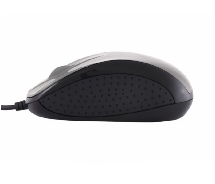 Iends IE-MU860 Wired USB Optical Mouse - Black and Silver - Zoom Image 3