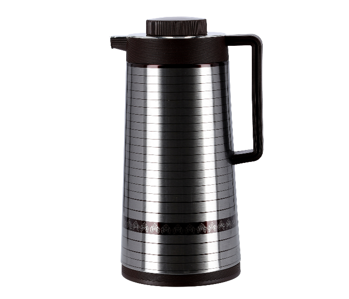 Delcasa DC1685 1 Litre Vacuum Flask  - Black & Silver - Zoom Image 2