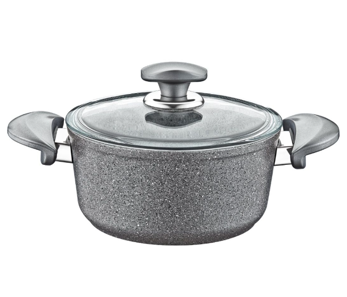 OMS Collection 26Cm Non-Stick Granitec Casserole - Grey - Zoom Image