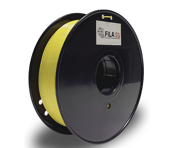 Fila3D 1.75mm PETG 1Kg 3D Printer Filament - Transparent Yellow - Zoom Image 2