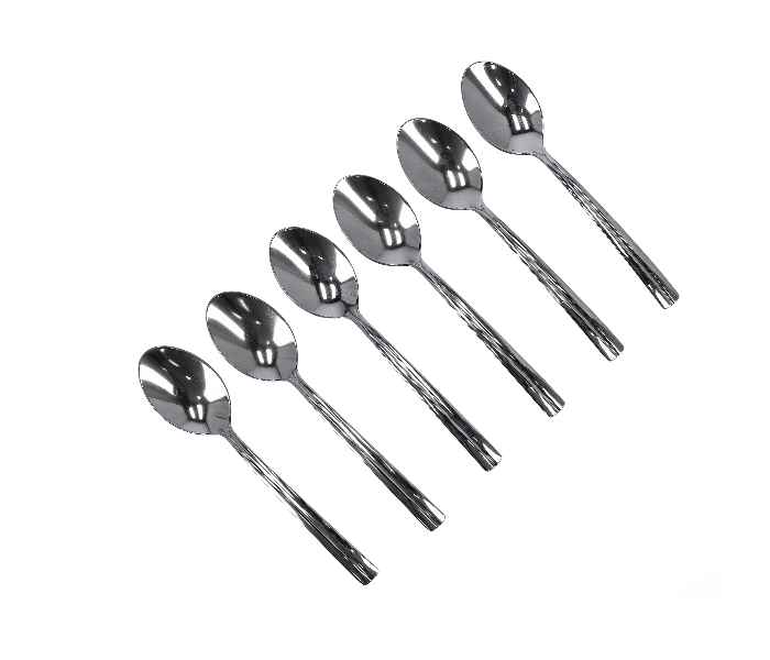 Delcasa DC1943 6 Pieces Stainless Steel Mocca Spoon - Silver - Zoom Image 3