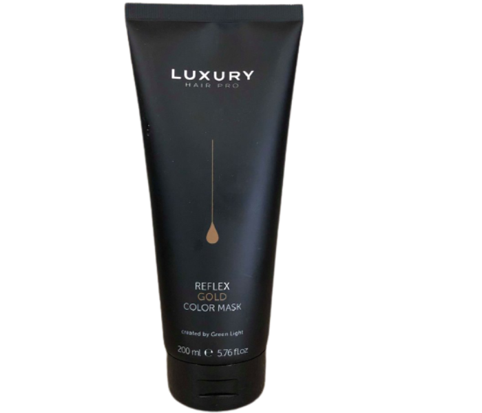 Luxury Hair Pro 200ml Colour Mask - Reflex Gold - Zoom Image