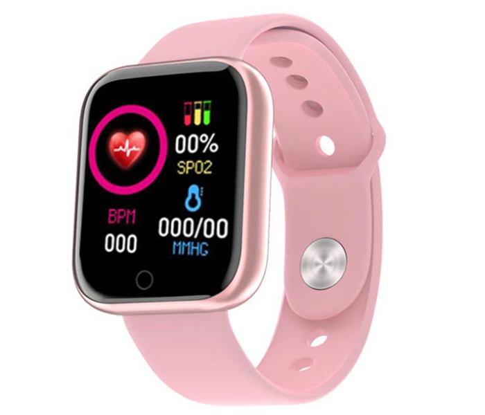 C96 Fitness Tracker Bluetooth Smart Band Heart Rate Monitor - Pink - Zoom Image