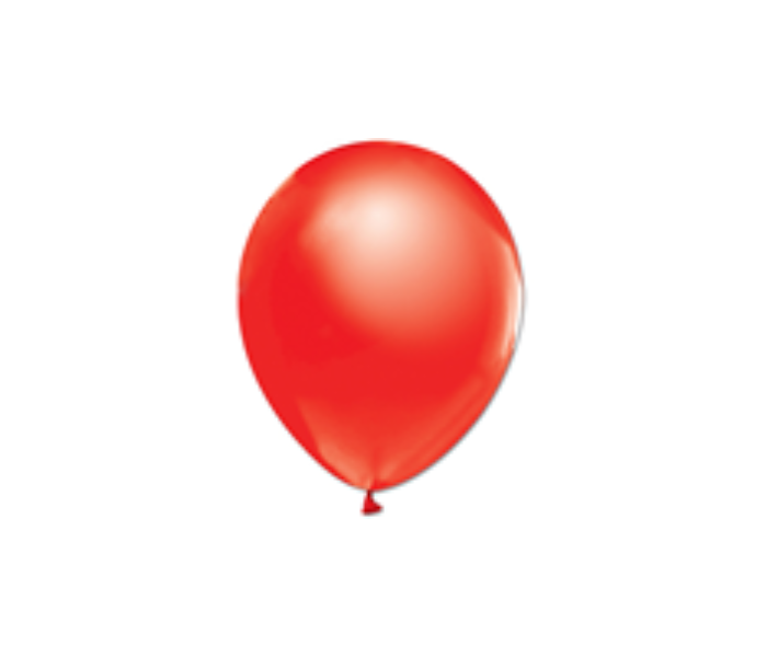 Rota Party Pack of 10 Piece 12 inch Metallic Latex Balloon - Red - Zoom Image