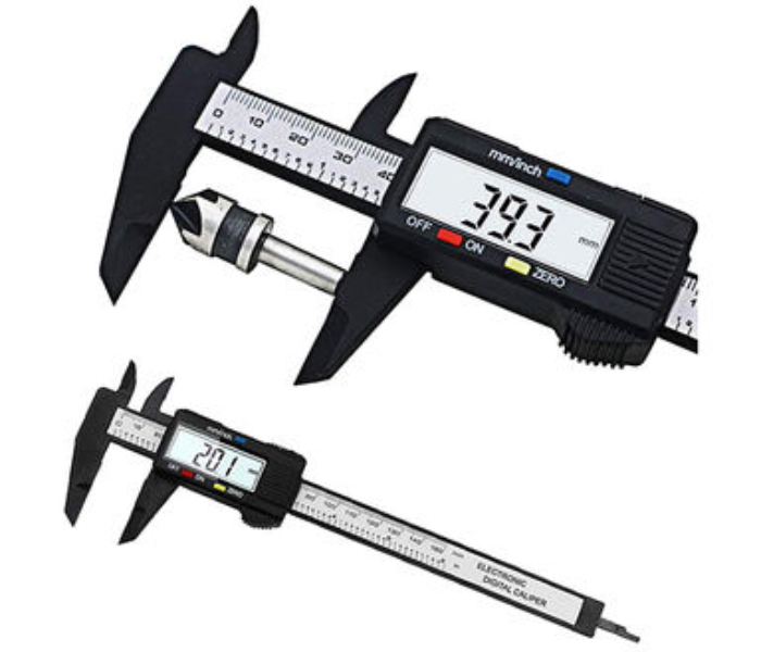 Digital LCD Electronic Carbon Micrometer - Black  - Zoom Image 2