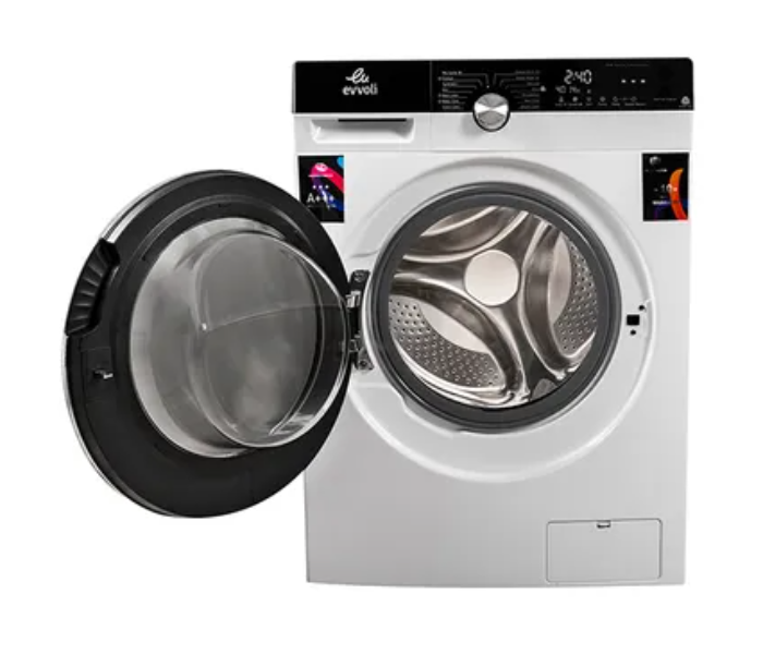 Evvoli EVWM-FCOM-8 614W 8 kg Load Washing Machine with Dryer – White and Black - Zoom Image 3