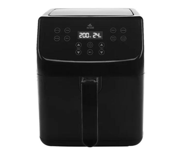 Evvoli EVKA-AF5508B 5.5L 1700W Digital Air Fryer with LED Digital Touch screen,Timer and Temperature Control 8 Preset Programs - Black - Zoom Image 1