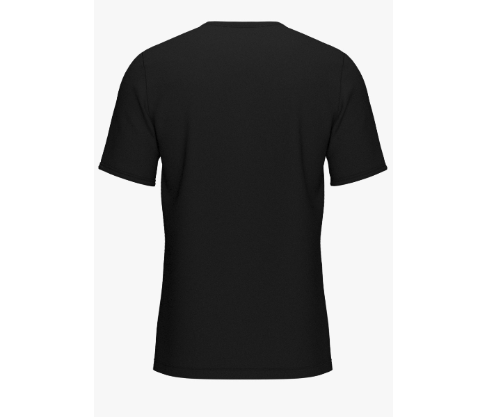 Oryx Cotton XXXL Men O Neck T Shirt - Black - Zoom Image 2