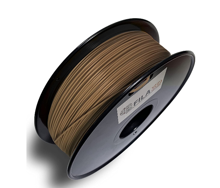 Fila3D 1.75mm Wood 1 Kg 3D Printer Filament - Dark Brown - Zoom Image 3