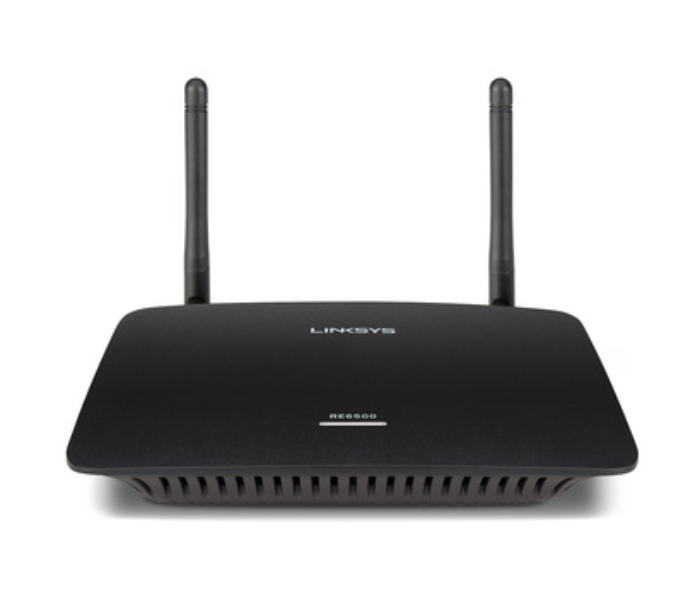 Linksys RE6500 AC1200 Dual-Band Wireless Range Extender - Black - Zoom Image 1