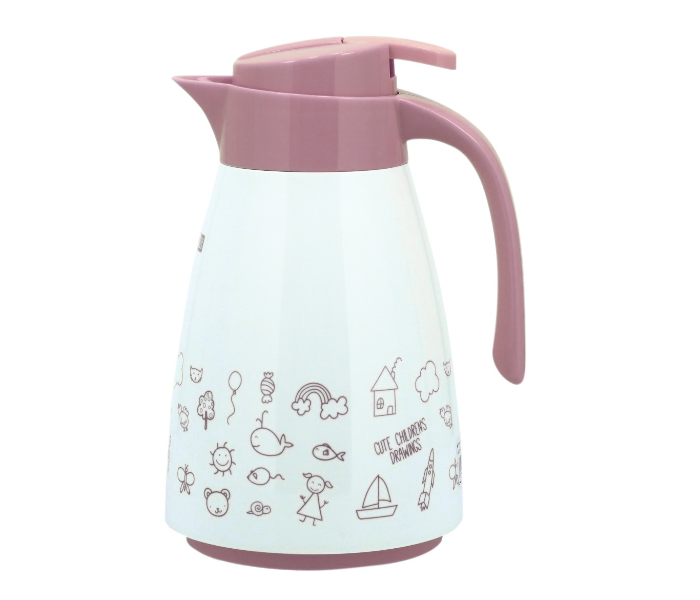 Royalford RF9991 1L Vacuum Flask - Pink - Zoom Image