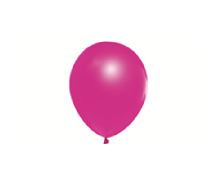 Rota Party Pack of 50 Piece 12 inch Metallic Latex Balloon - Ruby - Zoom Image