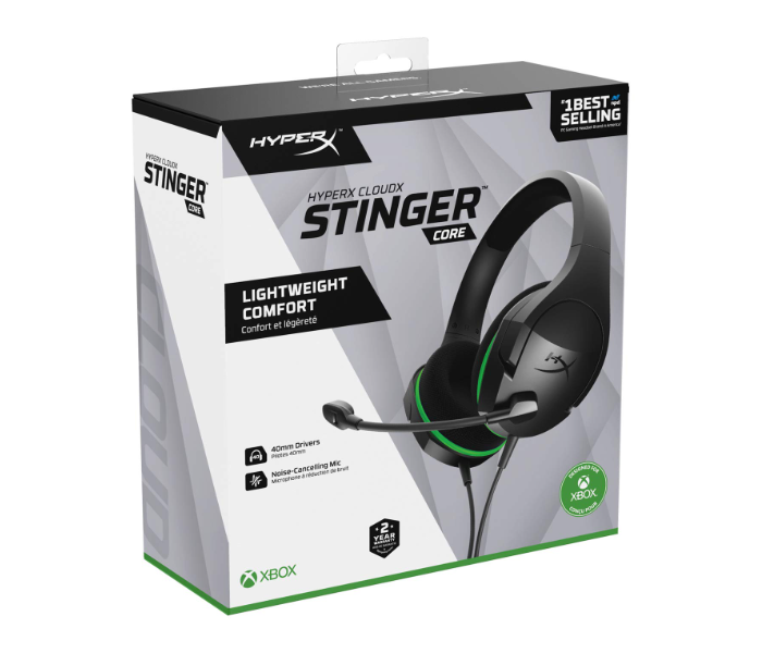 HyperX HX-HSCSCX-BK CloudX Stinger Core Gaming Headset Official Licensed for Xbox - Black - Zoom Image 4