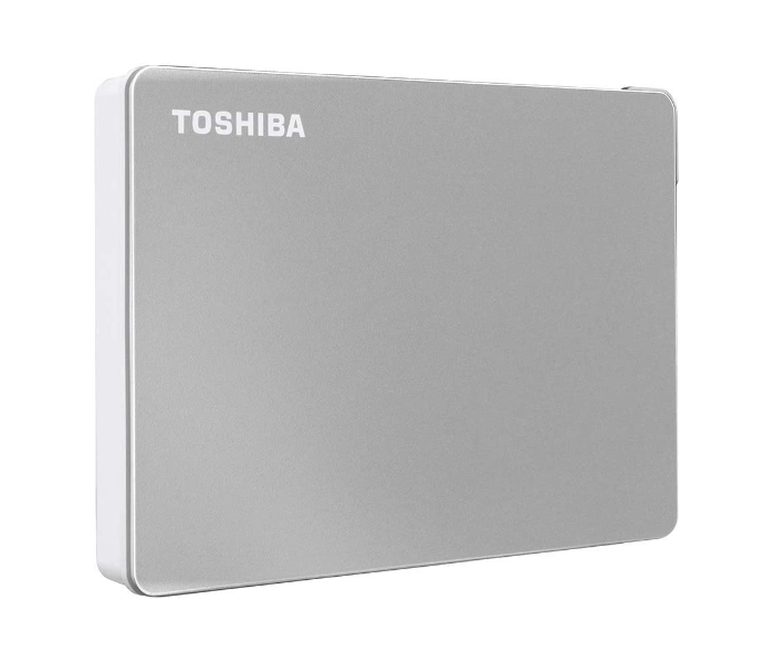 Toshiba HDTX120ESCAA 2TB Canvio Flex Portable External Hard Drive - Silver - Zoom Image 2