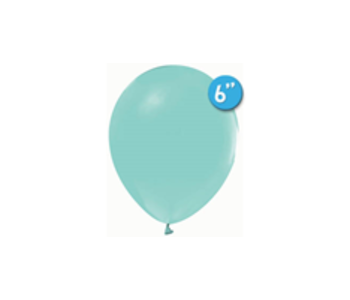 Rota Party Pack of 20 Pieces 6 inch Standard Latex Balloon - Sea Green - Zoom Image