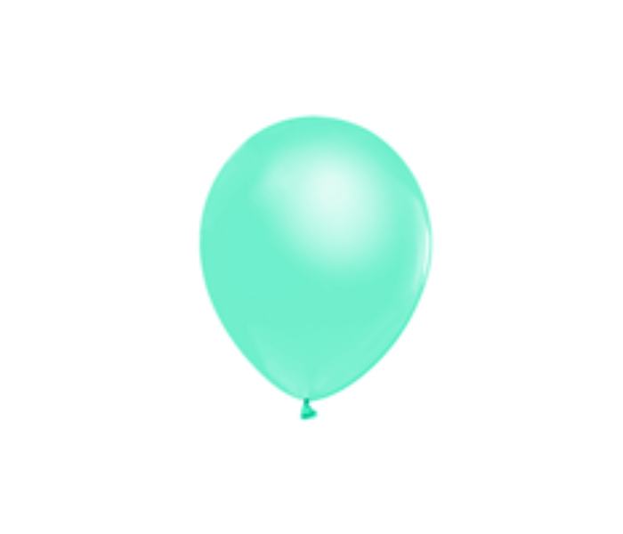 Rota Party Pack of 100 Piece 12 inch Metallic Latex Balloon - Sea Green - Zoom Image