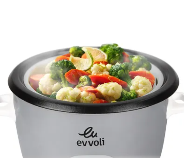 Evvoli EVKA-PC6010S 6 Litter 10 Cook Settings 1100W With 15 Smart Safety Protection Modules 10 In 1 Multi-Use Programmable Pressure Cooker - Black and Silver - Zoom Image 5