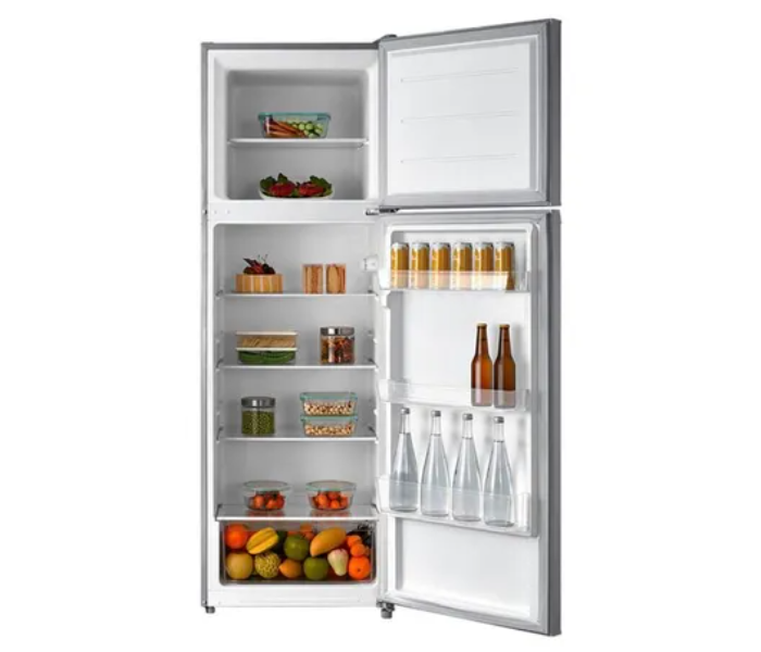 Evvoli EVRFM-294LS 350 Liters Double Door Refrigerator - Silver - Zoom Image 3