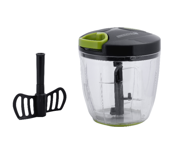 Royalford RF9785 5 Blade Multi-Purpose Pull Chopper - Black and Green - Zoom Image 1