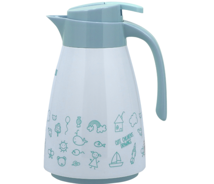 Royalford RF9991 1L Vacuum Flask - Blue - Zoom Image