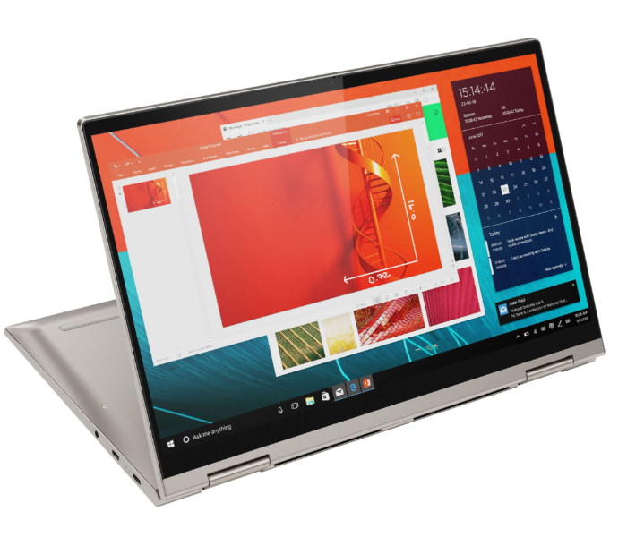 Lenovo Lenovo Yoga C740 81TC000JUS 2-in-1 14 Inch Touchscreen 8GB RAM 512GB SSD Intel Core i5 Windows 10 Intel UHD Graphics Flip-n-Fold Laptop -Mica - Zoom Image 1