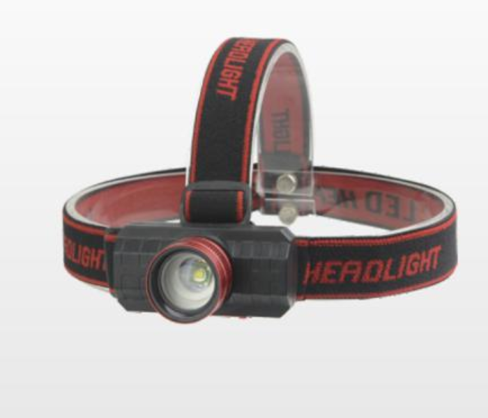 Olsenmark OMSL2795 LED Adjustable Headlight - Black and Red - Zoom Image