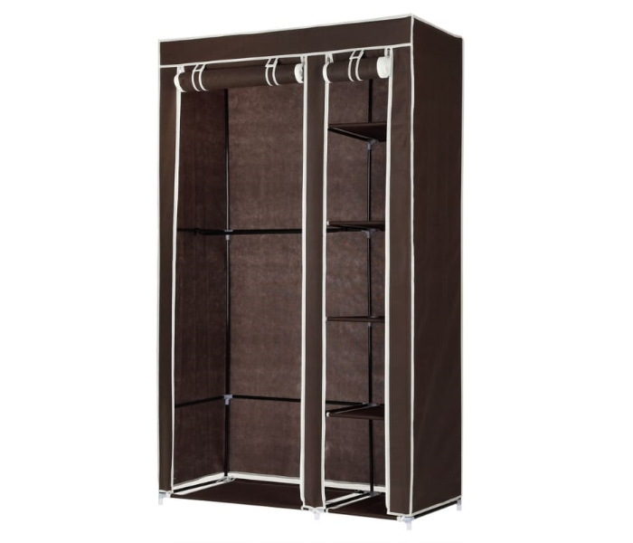 In-House Non-woven Fabric Portable Clothes Closet WRD-2824- Brown - Zoom Image 2