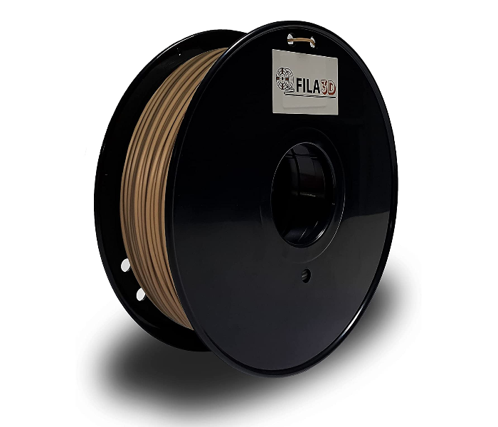 Fila3D 1.75mm Wood 1 Kg 3D Printer Filament - Dark Brown - Zoom Image 2