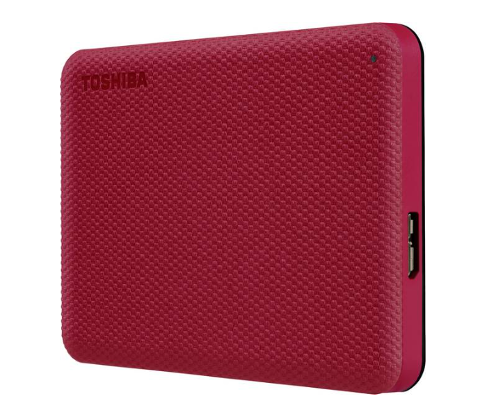 Toshiba HDTCA20ER3AA 2TB USB 3.2 Gen 1 Canvio Advance Portable Hard Drive With Automatic Backup - Red - Zoom Image 3