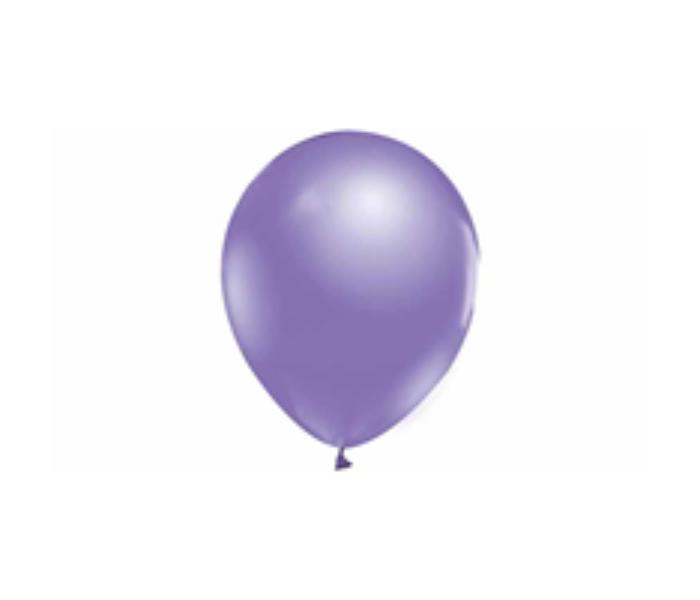 Rota Party Pack of 10 Piece 12 inch Metallic Latex Balloon - Light Violet - Zoom Image