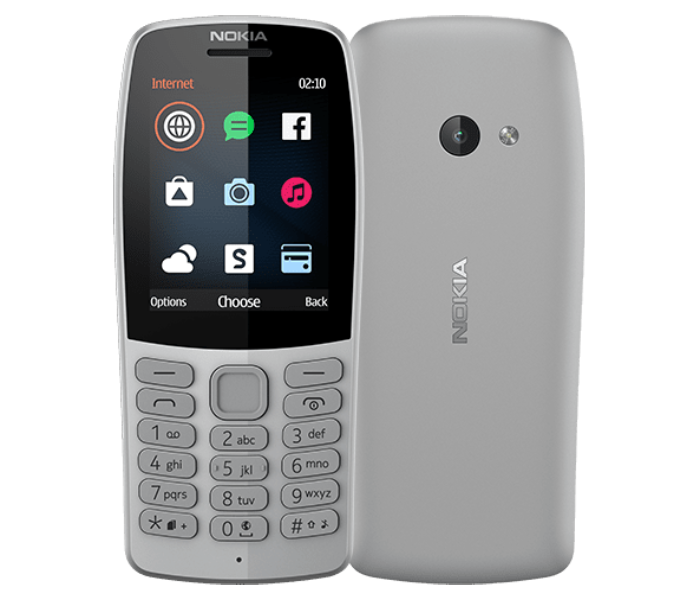 Nokia 210 0.3MP Camera Dual SIM Mobile Phone- Grey - Zoom Image